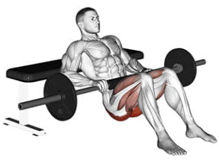 hip thrust fessiers