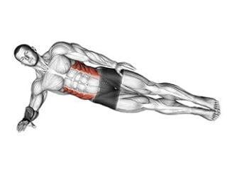 planche laterale exercice abdos obliques
