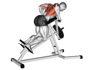 rowing a la barre en T avec machine exercice dos