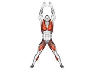 jumping jack exercice cardio jambes