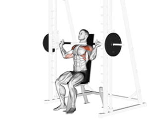 developpe epaules Smith machine musculation debutant