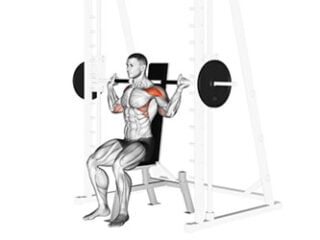 developpe nuque barre guidee muscu epaule debutant