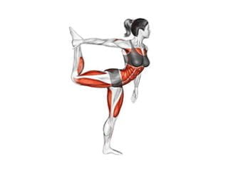 natarajasana posture du danseur asana yoga