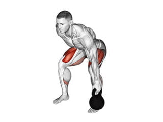 souleve de terre valise a un bras exercice kettlebell full body