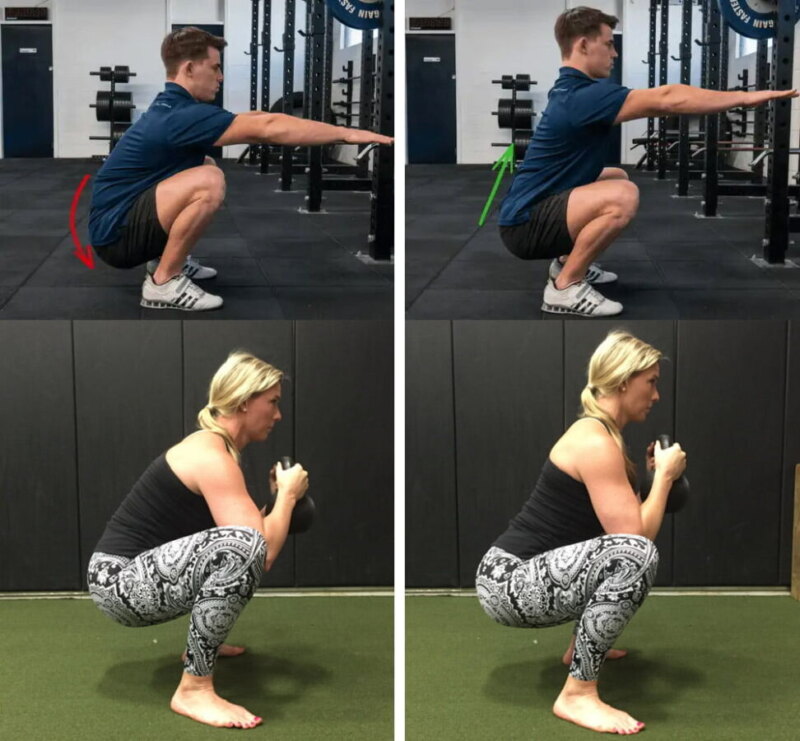 butt wink before after avant après
