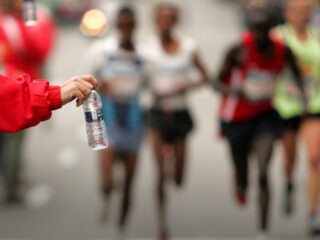 hydratation course a pied