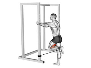 Leg curl avec élastique