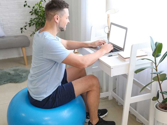 employe teletravail sport sedentarite