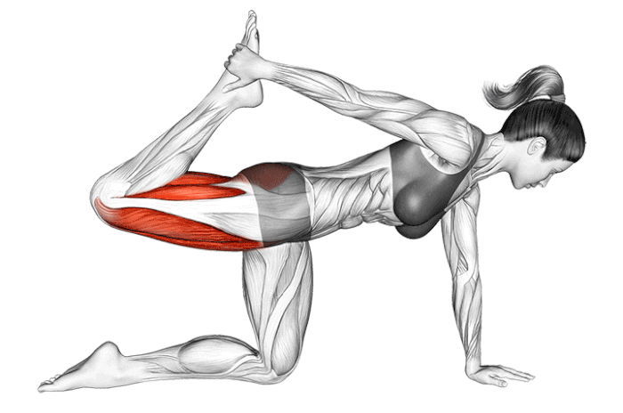 etirement-du-quadriceps-a-quatre-pattes