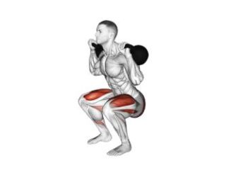 kettlebell back squat