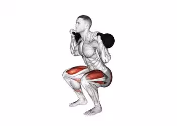 kettlebell back squat
