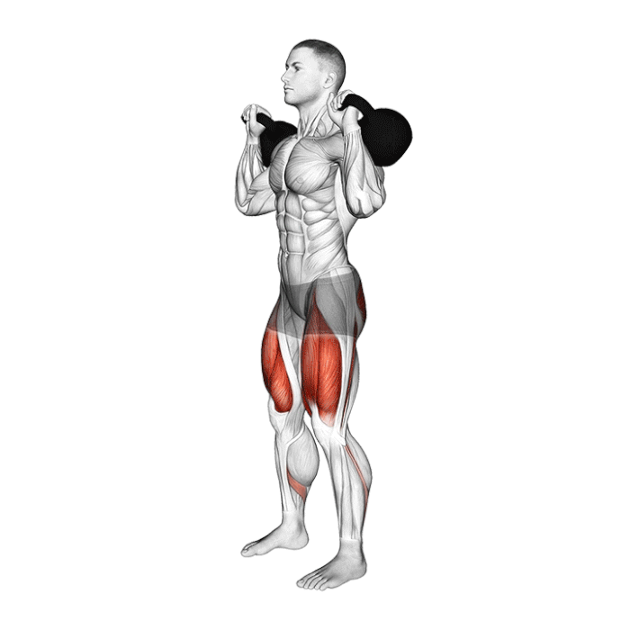 kettlebell back squat