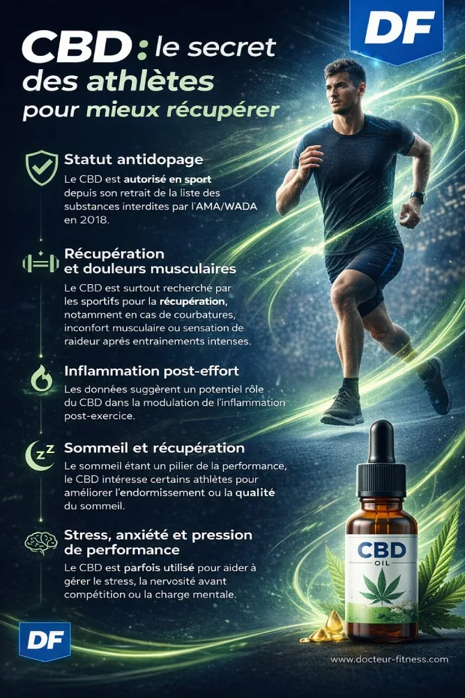 infographie cbd sport