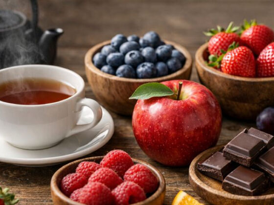 the chocolat noir pommes flavonoides