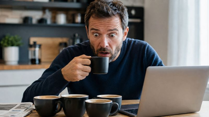 5 tasses de cafe par jour bon ou mauvais